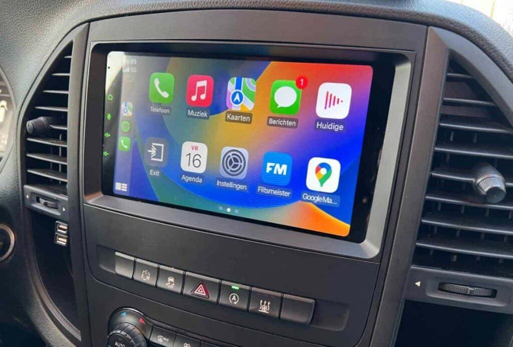 Mercedes Vito W447 Apple Carplay inbouwen