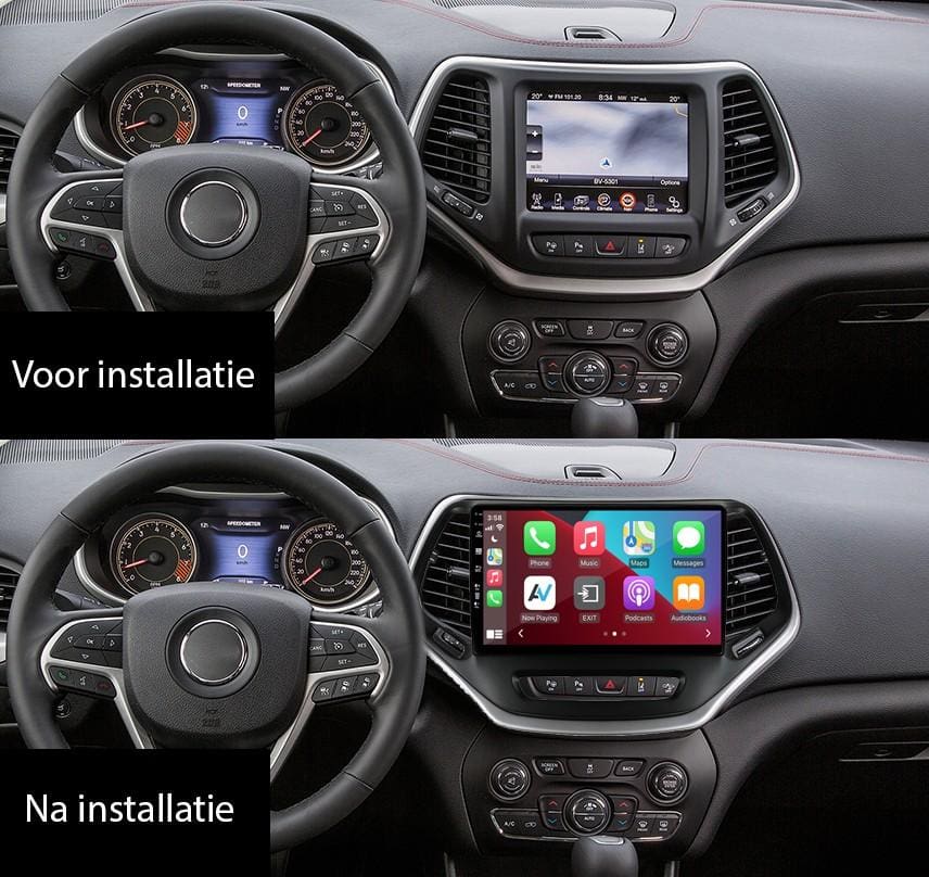 Jeep Cherokee 2014+ after install