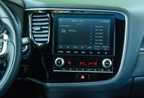 Mitsubishi outlander 2020 21 dash foto tek Mitsubishi outlander 2020 21 dash foto tek