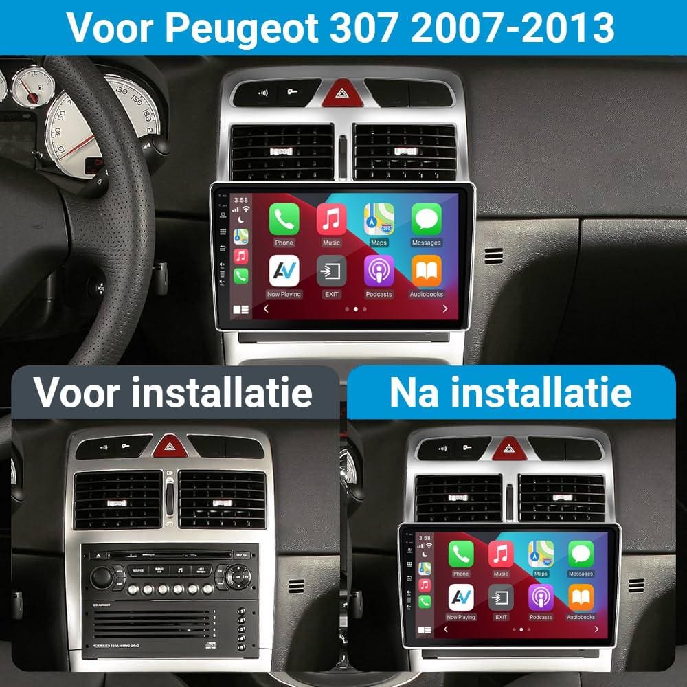 Peugeot 307 2007 2013 afterinstall