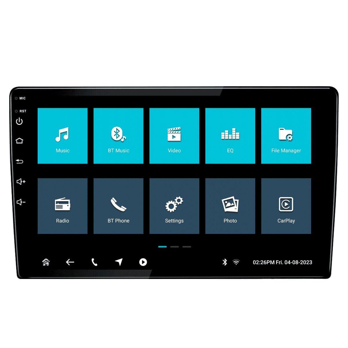 Hoofdmenu Audiovolt CarPlay systeem Mercedes Vito